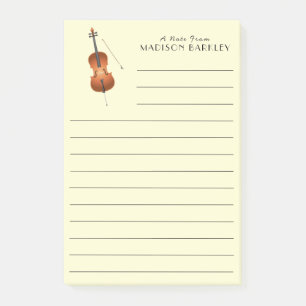 Bloco De Notas Cello Musical Music Teacher String Orchestra