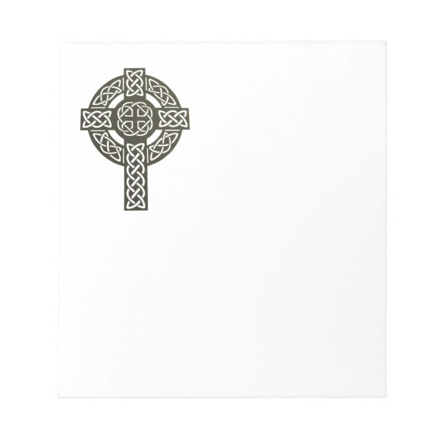 Bloco De Notas Celtic Knot Cross (Frente)