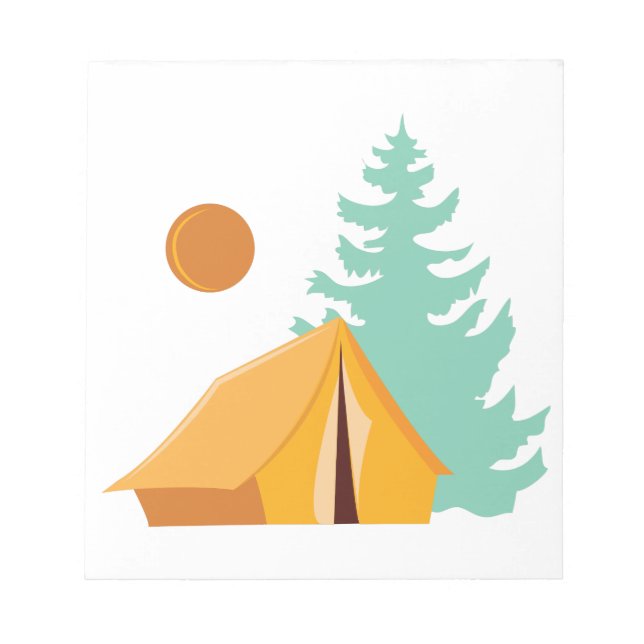 Bloco De Notas Cena de Acampamento (Frente)
