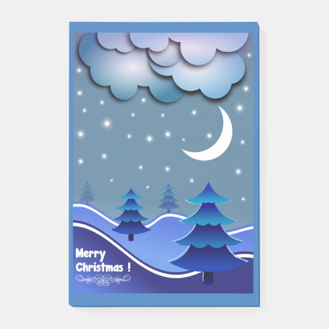 BLOCO DE NOTAS CENA DE INVERNO "MERRY CHRISTMAS" (Frente)