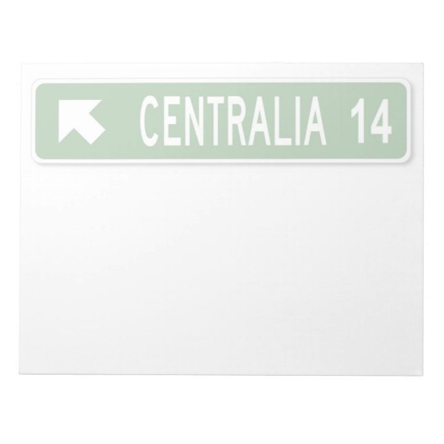 Bloco De Notas Centralia PA (Frente)