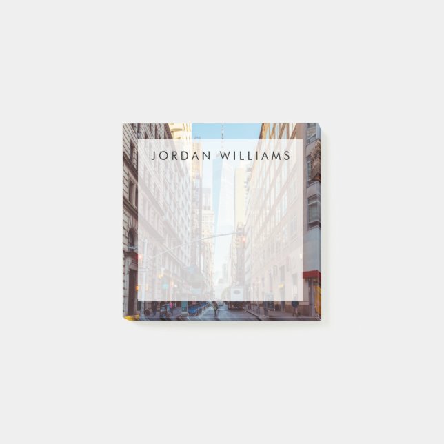 Bloco De Notas Centro New York View do World Trade Center (Frente)