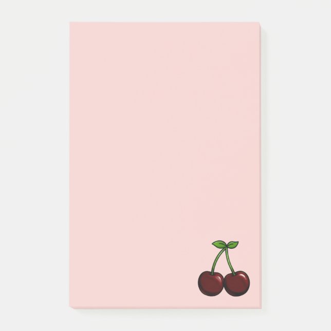 Bloco De Notas Cereja - Coleção de Frutas - (Frente)