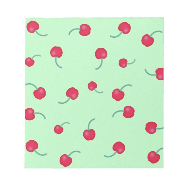Bloco De Notas Cerejas Fofas (Frente)