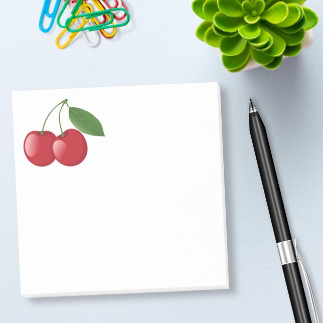 Bloco De Notas Cerejas Vermelhas Doce (Criador carregado)