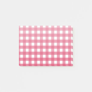 Bloco De Notas Cerise Gingham