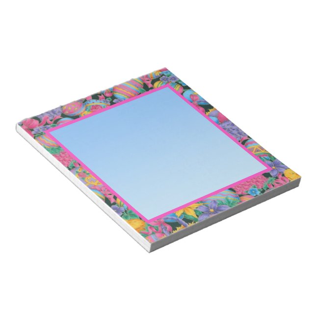 Bloco De Notas Cestos e Ovos de páscoa (Inclinado)