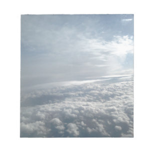 Bloco De Notas Céu, vista plana, nuvens bonitas