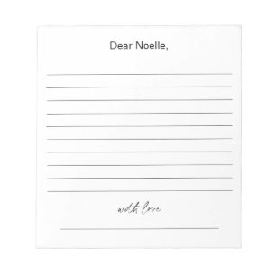 Bloco De Notas CHÁ DE FRALDAS da cápsula TOTALMENTE