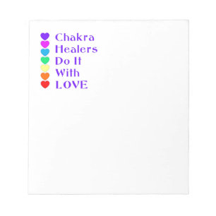 Bloco De Notas Chakra Healers Faz Isso Com Amor