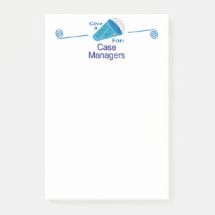 Bloco De Notas Chamada para os Gerentes de Caso