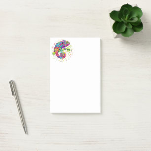 Bloco De Notas Chameleon Paint mantém estilo aquarela