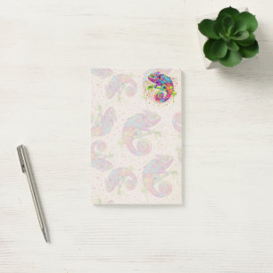 Bloco De Notas Chameleon Paint mantém estilo aquarela