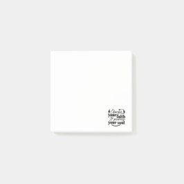 Bloco De Notas Charge Your Faith – Christian Inspirational Quote 