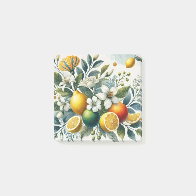 Bloco De Notas Charm Mediterrâneo La Dolce Vita Citrus (Frente)