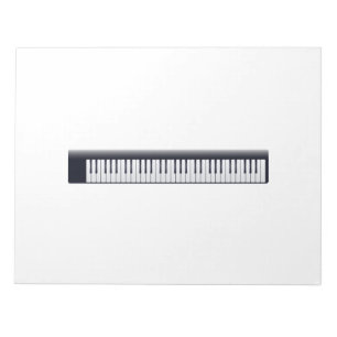 Bloco De Notas Chaves do piano