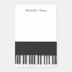 Bloco De Notas Chaves personalizadas personalizadas do piano