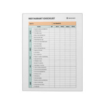 Checklist para o restaurante de cozinha essencial
