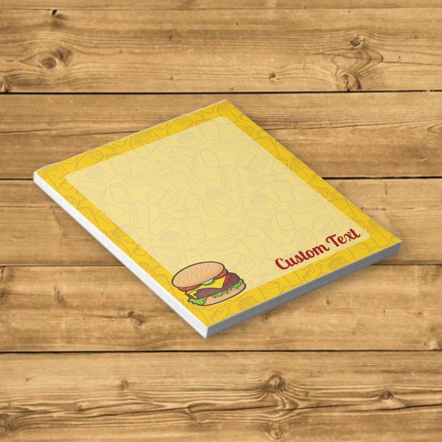 Bloco de Notas Cheeseburger (Criador carregado)