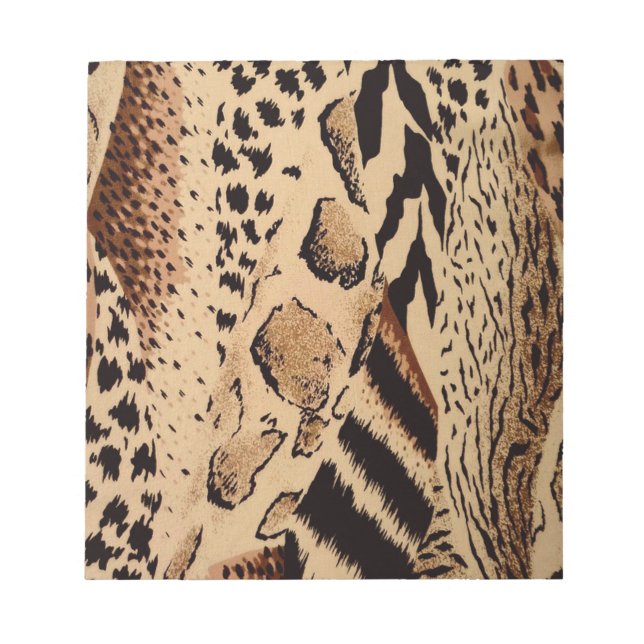 Bloco De Notas Cheetah Pattern (Frente)