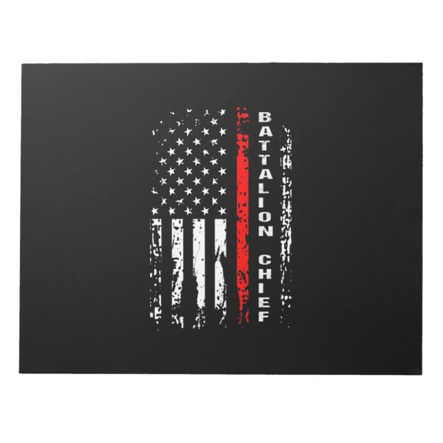 Bloco De Notas Chefe do Batalhão de Bombeiros Chefe do Batalhão-C (Frente)