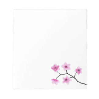Bloco De Notas Cherry Blossom Watercolor