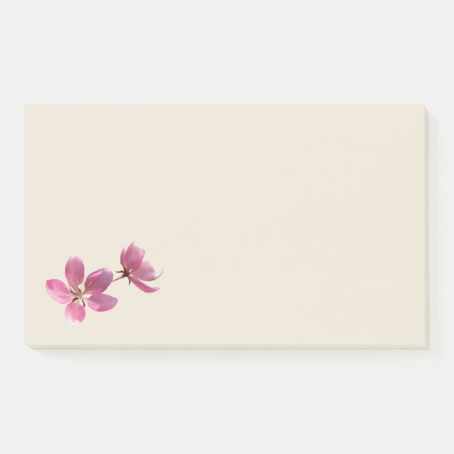 Bloco De Notas Cherry Blossoms - Notas de Posto de Design (Frente)