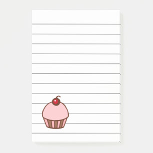 Bloco De Notas Cherry Cupcake Kitchen Posta Notas
