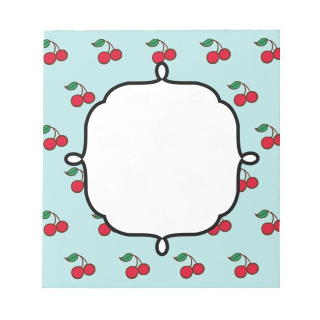 Bloco De Notas Cherry Notepad Gift (Frente)