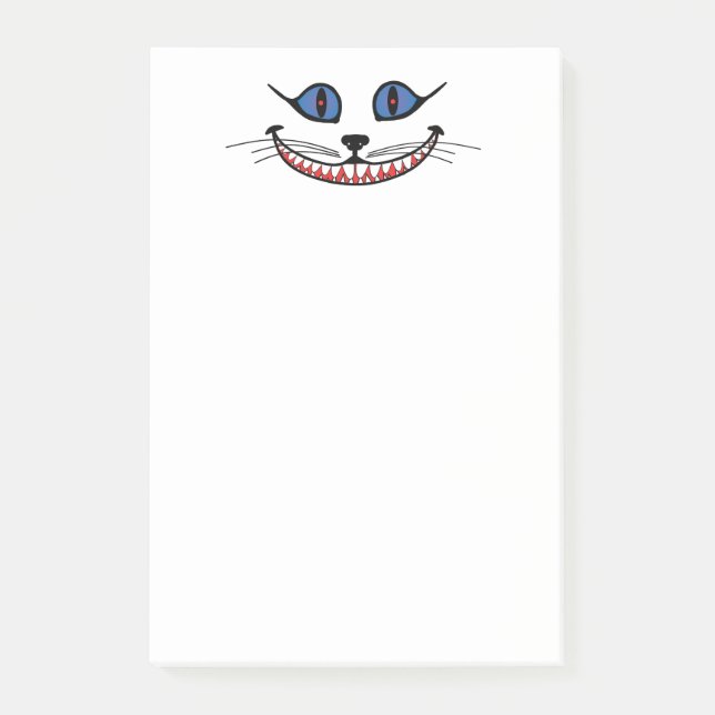 Bloco De Notas Cheshire Cat Smile  (Frente)