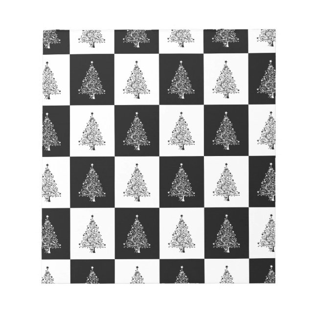 Bloco De Notas Chess de Árvore de Natal (Frente)
