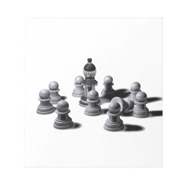 Bloco De Notas Chess Pawns (Frente)