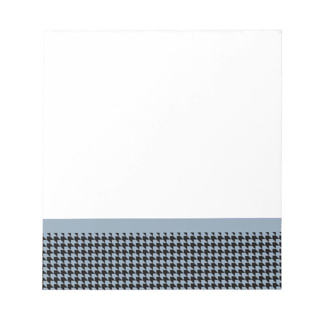 Bloco De Notas Chevron Checks Slate and Black (Frente)