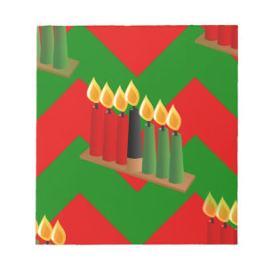 Bloco De Notas chevron kwanzaa