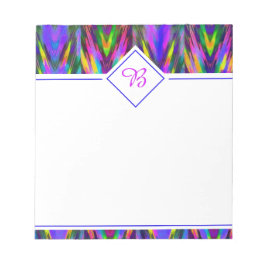 Bloco De Notas Chevron tribal brilhante