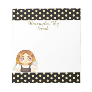 Bloco De Notas Chibi Salon Hairstylist