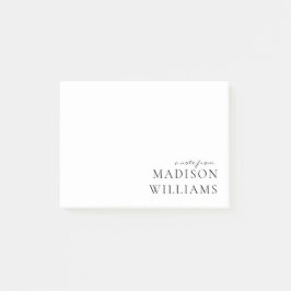 Bloco De Notas Chic A Note A Partir De Notas De Posto De Tipograf