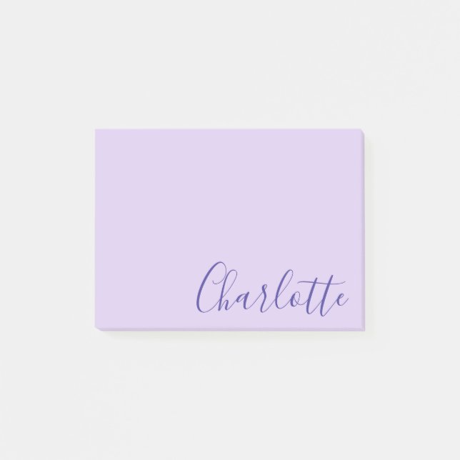 Bloco De Notas Chic Moderno Roscas Roxas Totalmente Personalizáve (Frente)