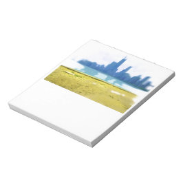 Bloco De Notas Chicago com pintura aerografada