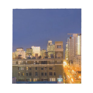 Bloco De Notas Chicago, Illinois, tiro no horizonte de West Loop