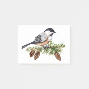Bloco De Notas Chickadee do inverno
