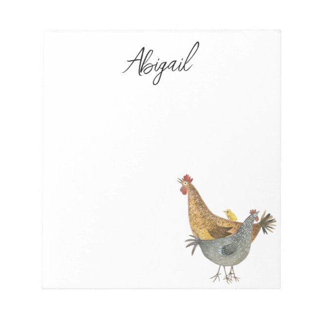 Bloco De Notas Chicken NotePad (Frente)