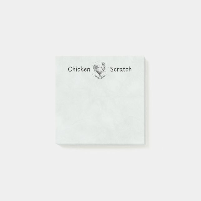 Bloco De Notas Chicken Scratch Notes | Chicken Lady (Frente)