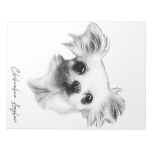 Bloco De Notas Chihuahua longhair dog_Dog Lover