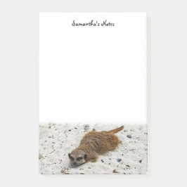 Bloco De Notas Chillin' Meerkat Posta-it Notes