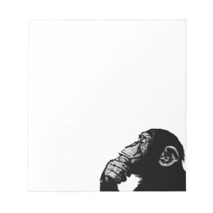 Bloco De Notas Chimpanzé de pensamento