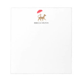 Bloco De Notas Chinoiserie Cheetah Note Pad