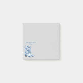 Bloco De Notas Chinoiserie Cowgirl Boots - Notas de Posto