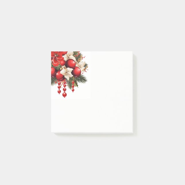 Bloco De Notas Christmas Holiday Post It Notes (Frente)