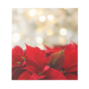 Bloco De Notas Christmas Poinsettia
